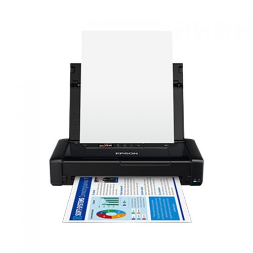 爱普生（EPSON）WF-110 便携式打印机 A4彩色喷墨打印机 无线办公 内置电池 USB/车载供电（WF-100升级款）